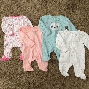 PJ’s - Newborn Zipper Pajamas